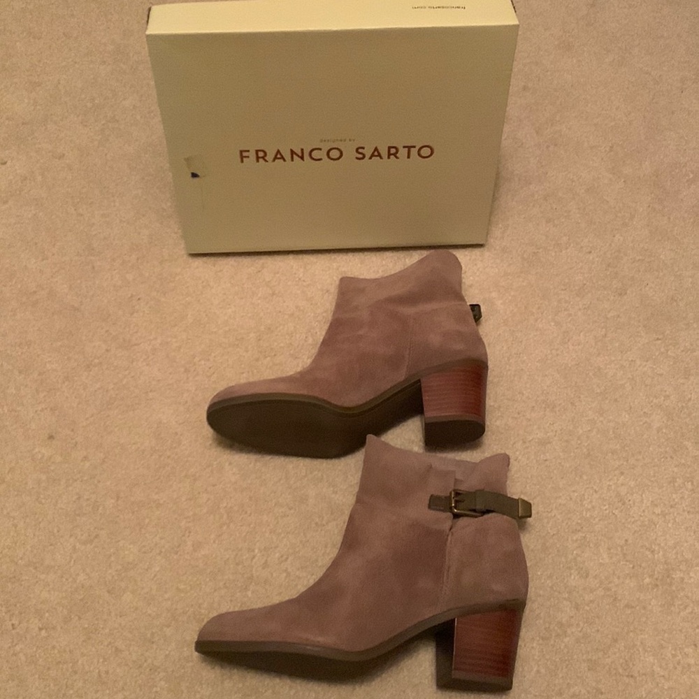 Franco Sarto Tan Booties